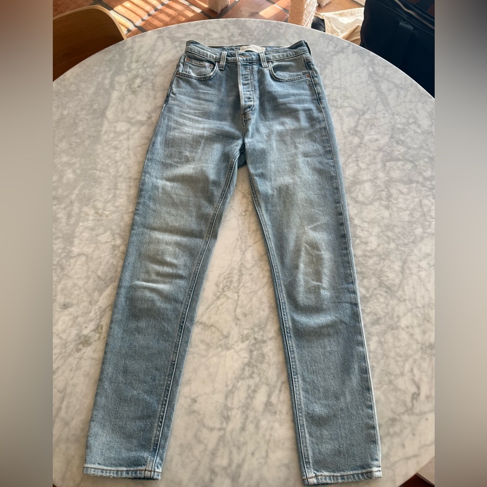Denim Forum Women’s The Yoko High Rise Slim Jeans